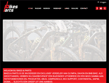 Tablet Screenshot of bikes-parts.be
